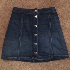 jean skirt